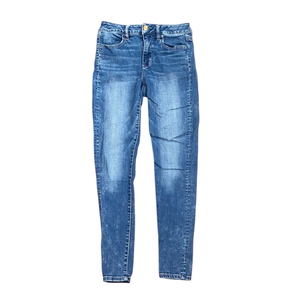 American Eagle Outfitters Dark Blue Women's Hi Rise Super Stretch Jeggings